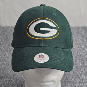 Green Bay Packers Hat Mens Strapback Patch‎ Cap NFL Team Apparel